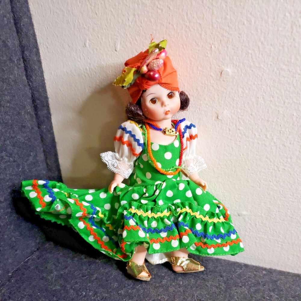 VINTAGE -BRAZIL- MADAME ALEXANDER DOLL-USED-GOOD CONDITION-COLLECTORS ITEM